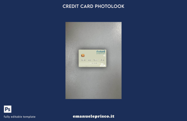 modello frontale photolook per carta di debito visto Senegal Ecobank Sénégal sti